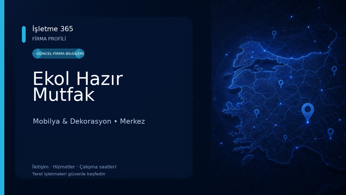 Ekol Hazır Mutfak Mobilya & Dekorasyon