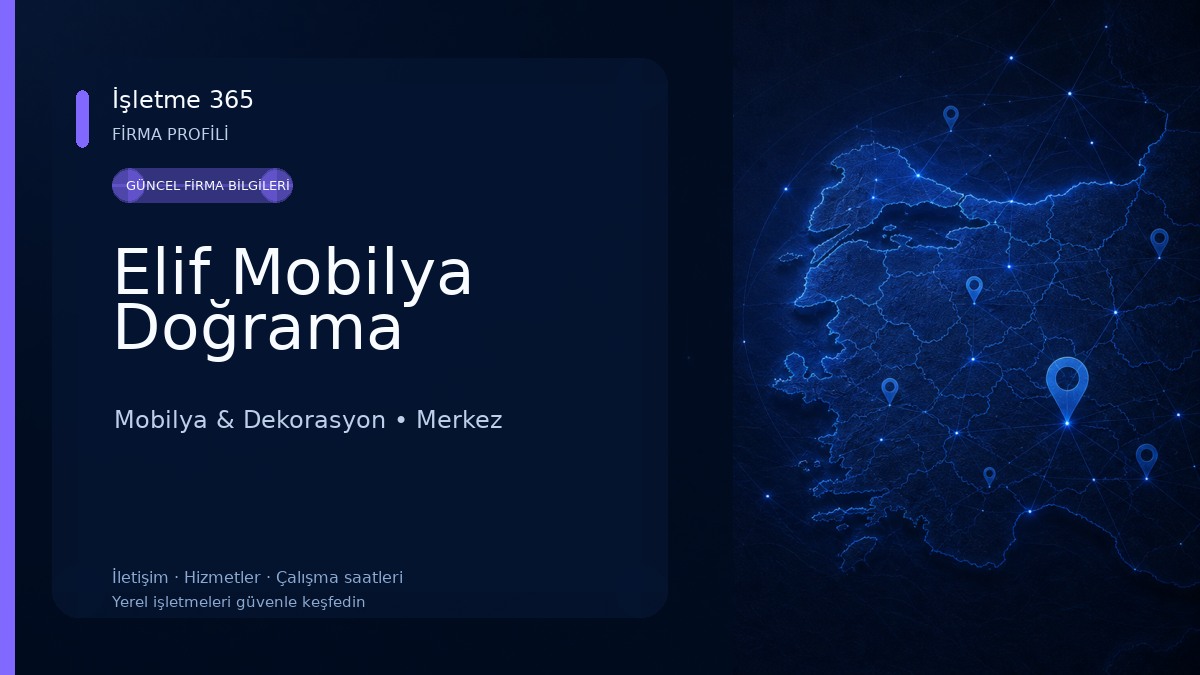 Elif Mobilya Doğrama