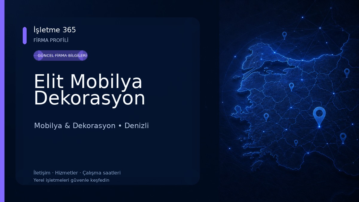 Elit Mobilya Dekorasyon Mobilya & Dekorasyon
