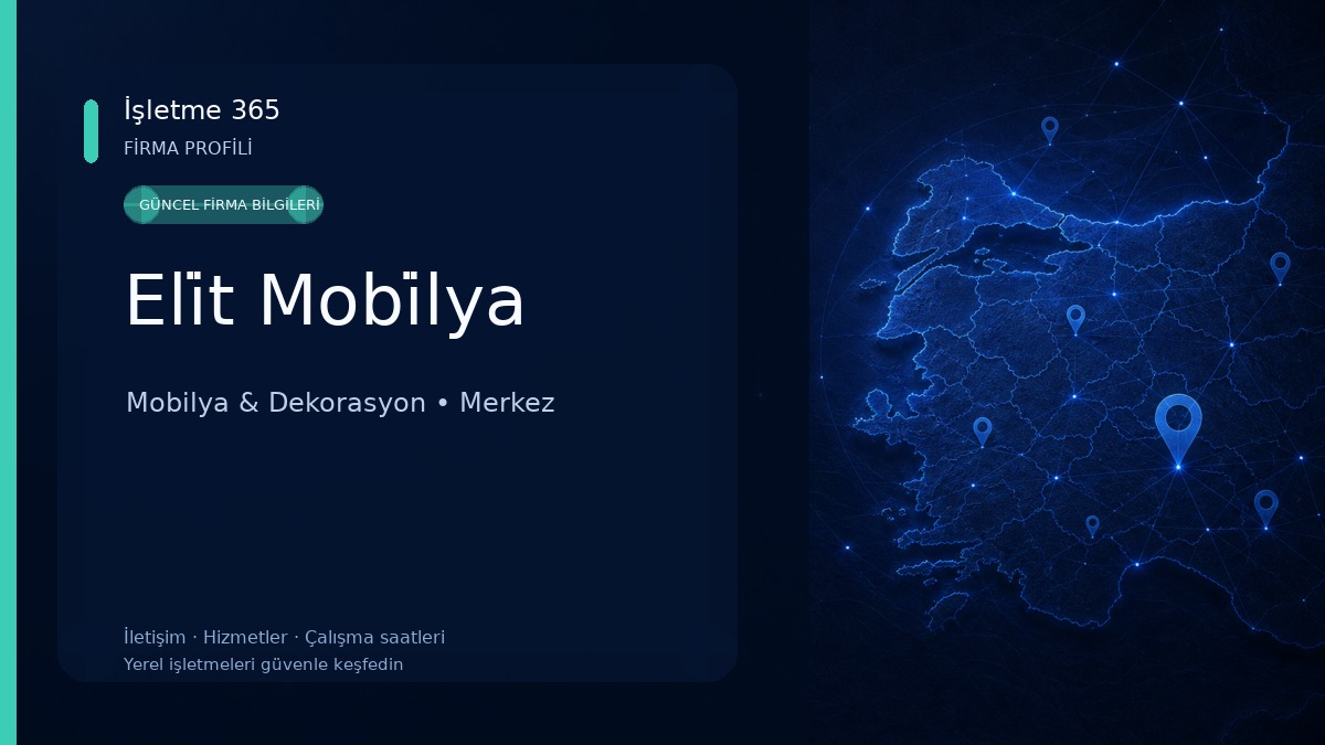 Eli̇t Mobi̇lya