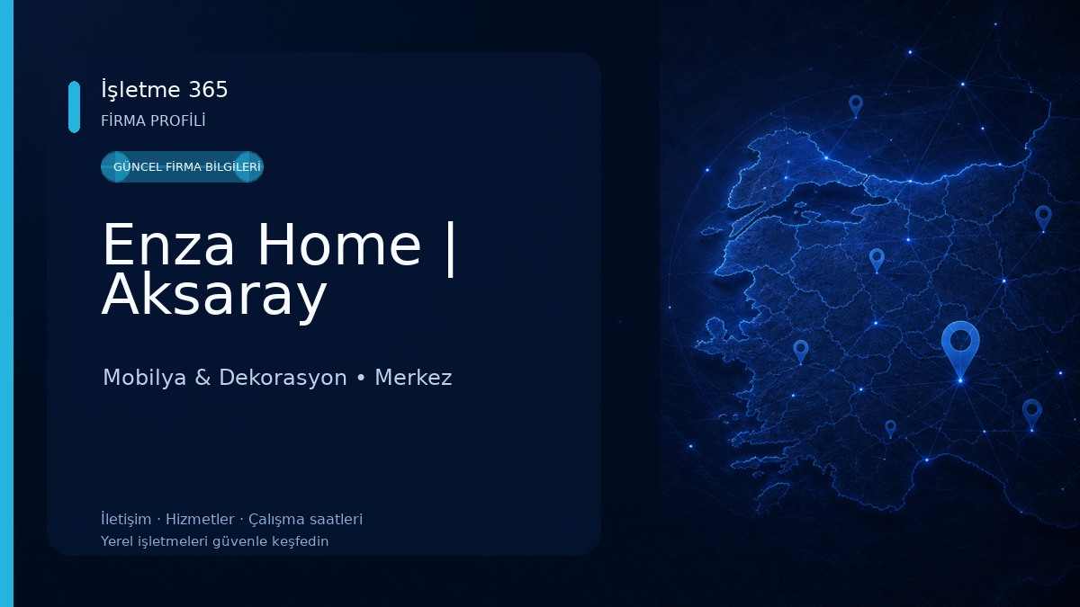 Enza Home | Aksaray Mobilya & Dekorasyon
