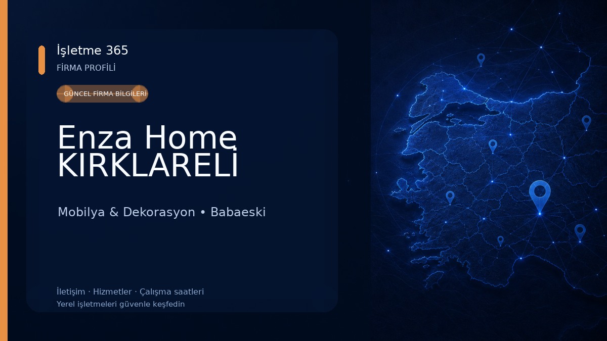 Enza Home KIRKLARELİ