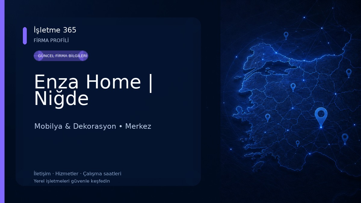 Enza Home | Niğde Mobilya & Dekorasyon