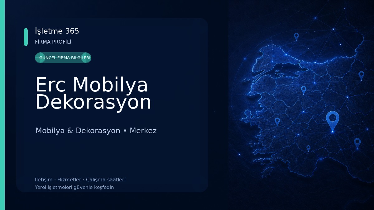 Erc Mobilya Dekorasyon Mobilya & Dekorasyon