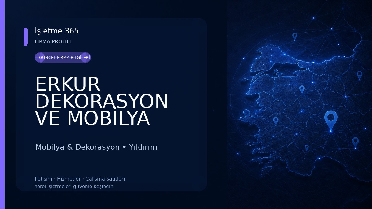 ERKUR DEKORASYON VE MOBİLYA Mobilya & Dekorasyon