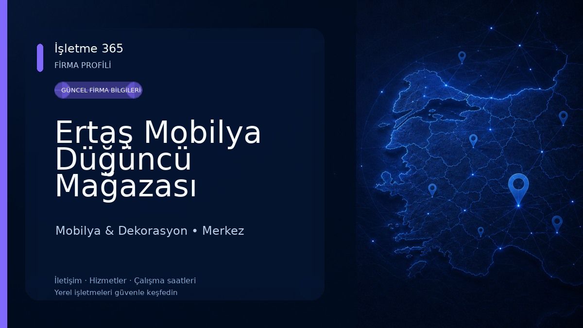 Ertaş Mobilya Düğüncü Mağazası Mobilya & Dekorasyon
