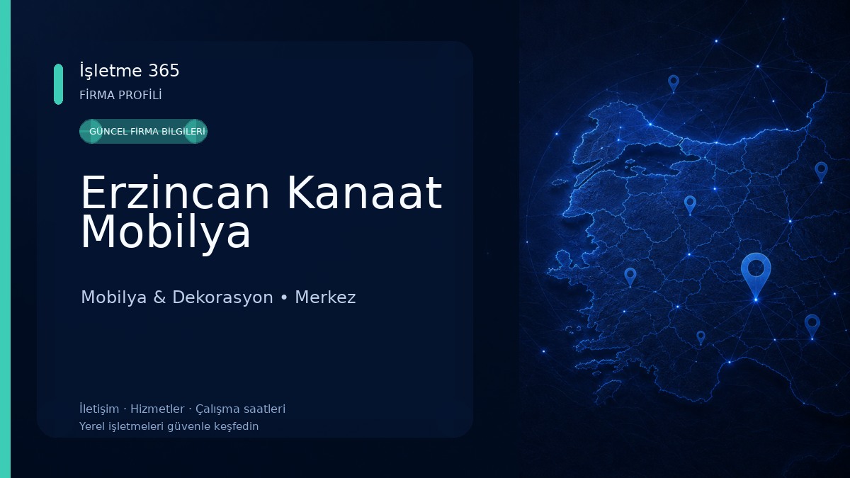 Erzincan Kanaat Mobilya Mobilya & Dekorasyon