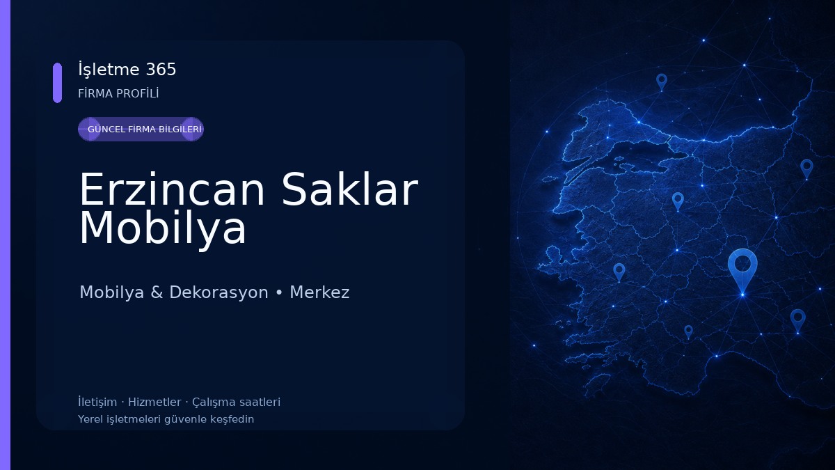 Erzincan Saklar Mobilya
