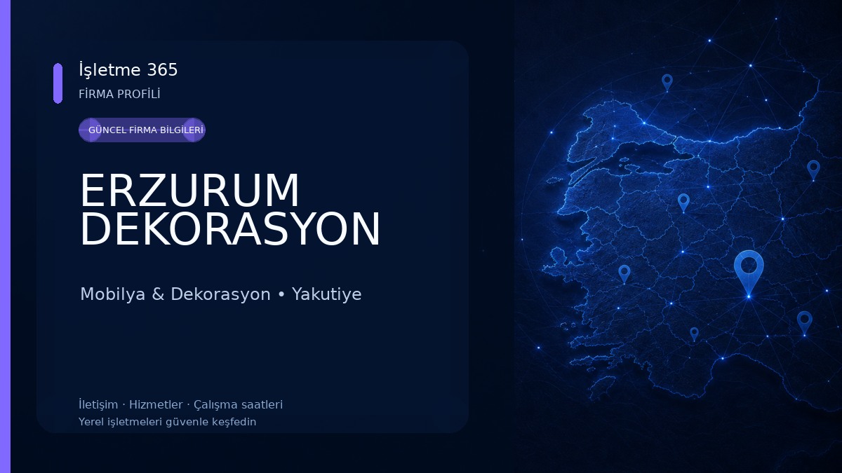 ERZURUM DEKORASYON 
