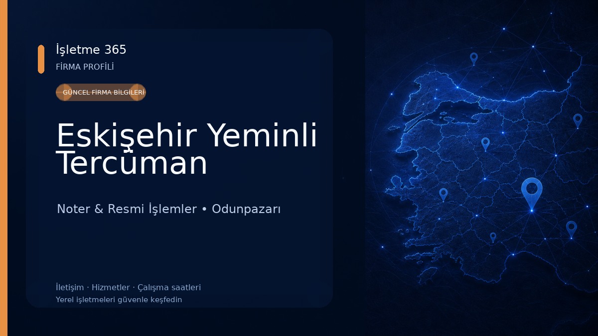 Eskişehir Yeminli Tercüman 