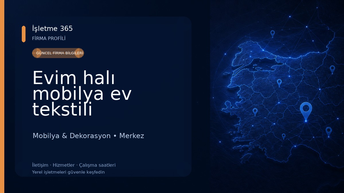 Evim halı mobilya ev tekstili