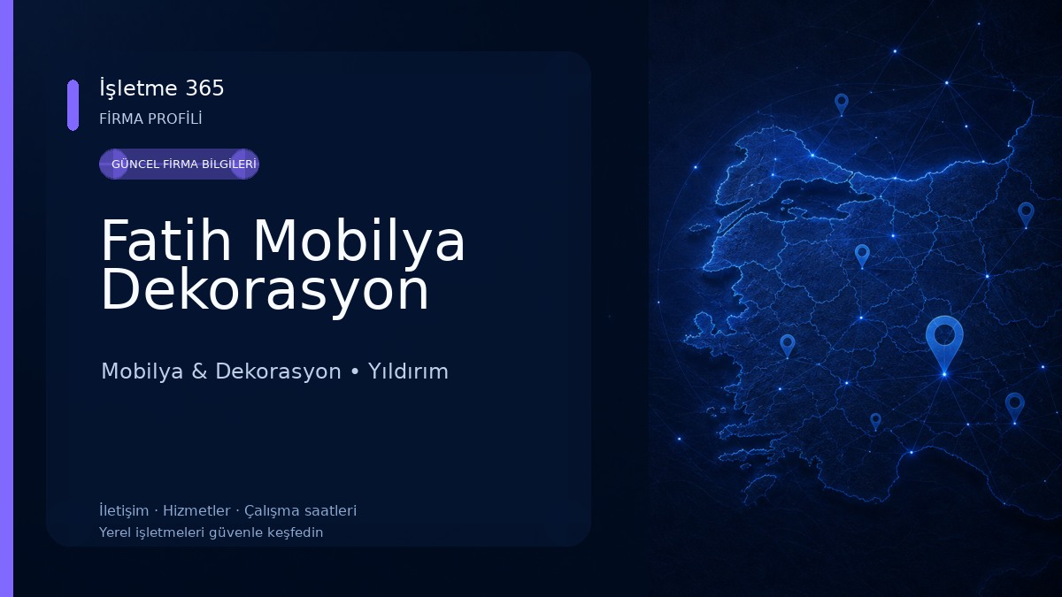 Fatih Mobilya Dekorasyon 