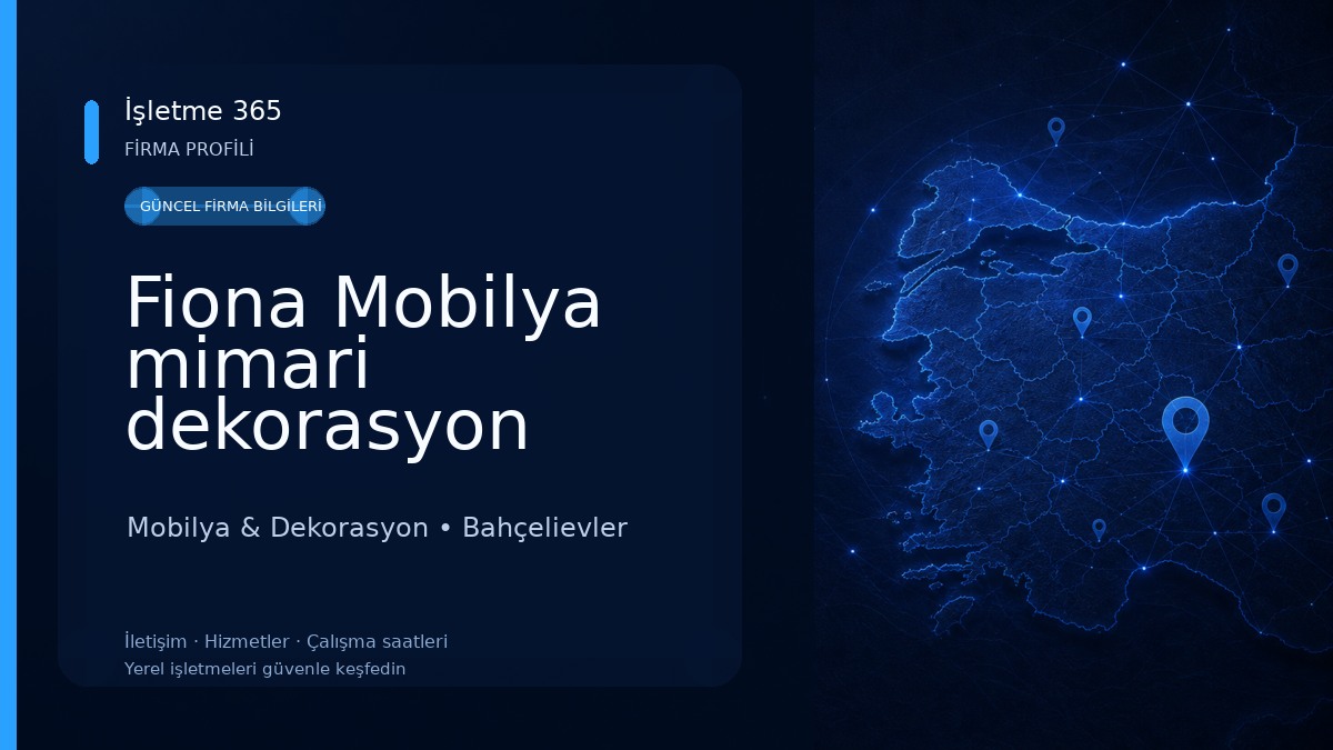 Fiona Mobilya mimari dekorasyon Mobilya & Dekorasyon
