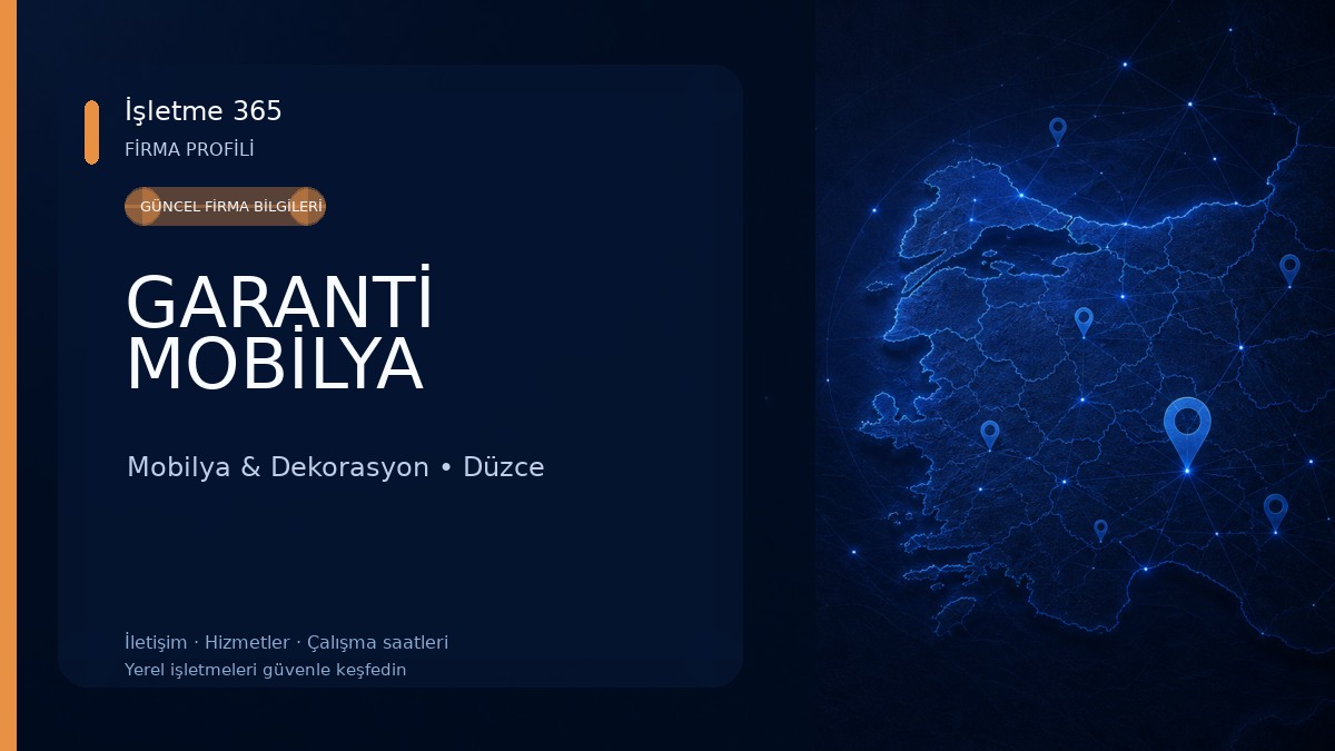 GARANTİ MOBİLYA Mobilya & Dekorasyon