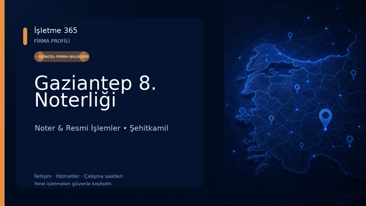 Gaziantep 8. Noterliği