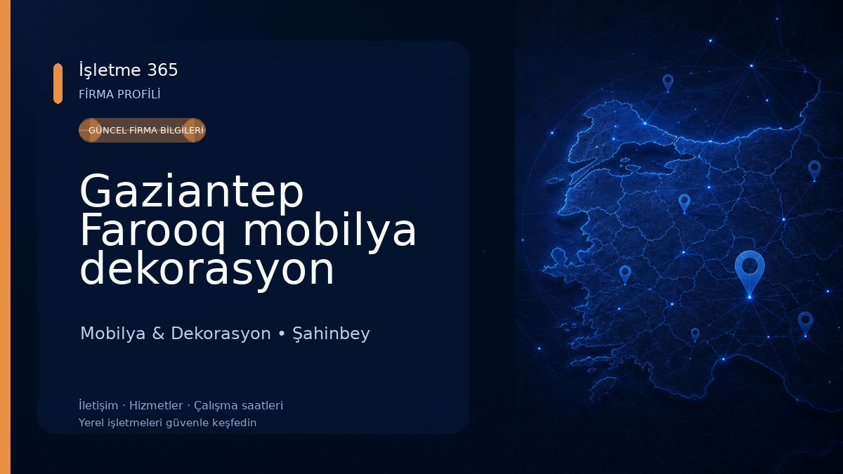 Gaziantep Farooq mobilya dekorasyon