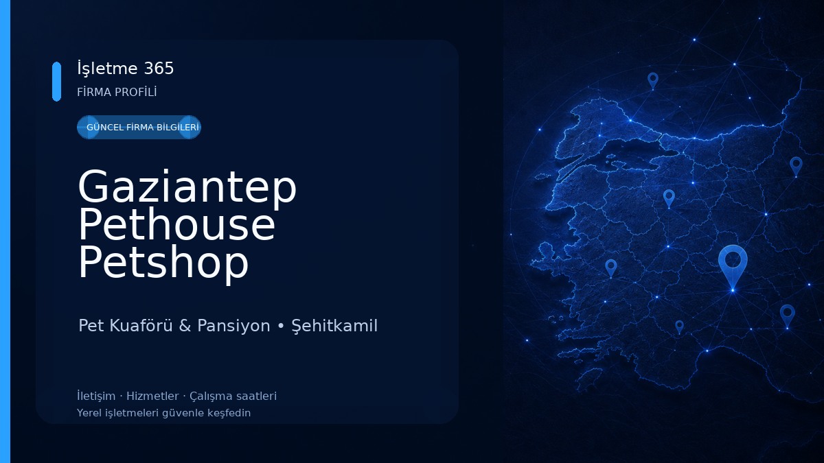 Gaziantep Pethouse Petshop