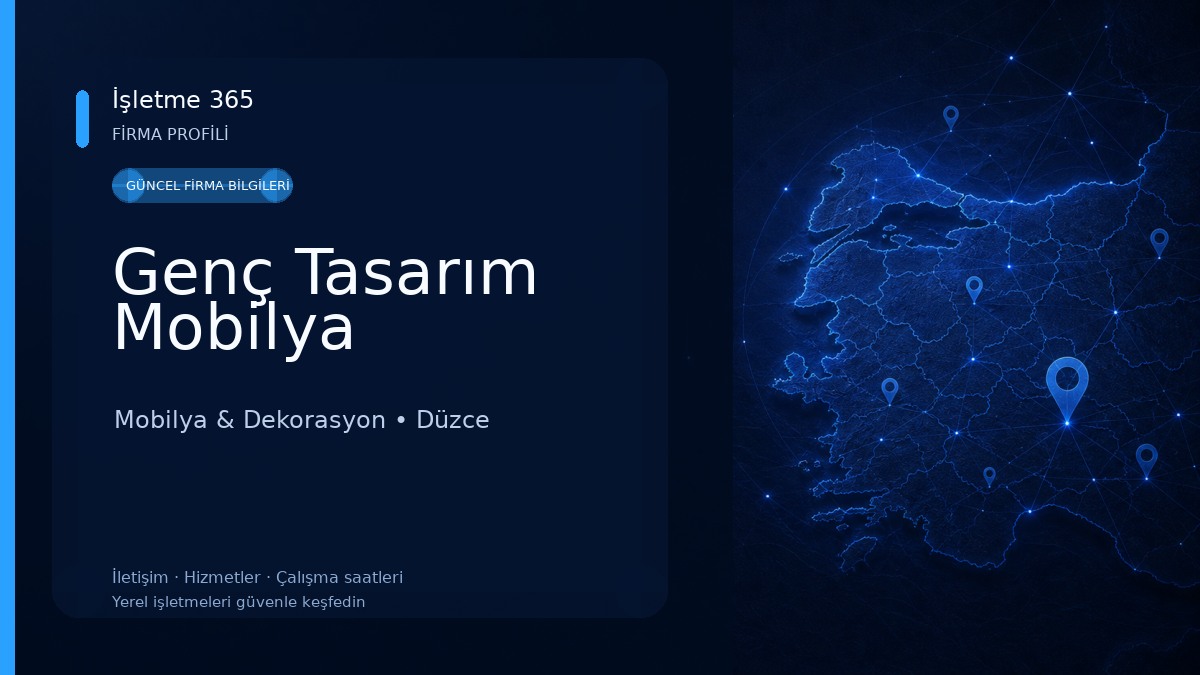 Genç Tasarım Mobilya Mobilya & Dekorasyon