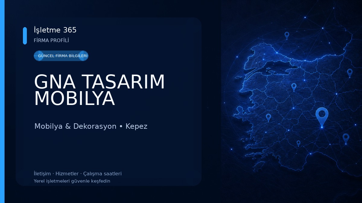 GNA TASARIM MOBILYA Mobilya & Dekorasyon
