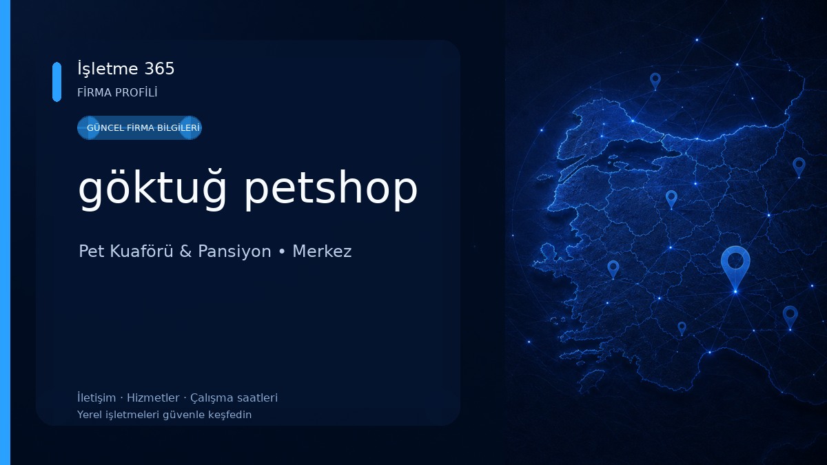 göktuğ petshop Pet Kuaförü & Pansiyon