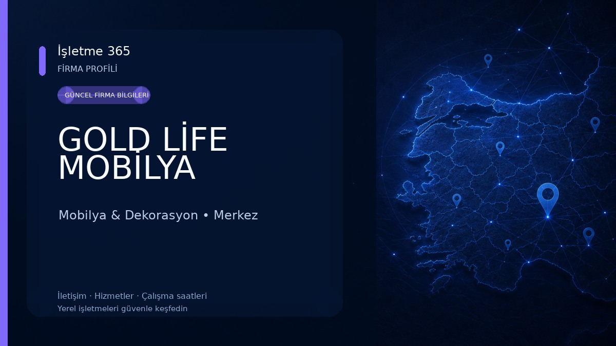 GOLD LİFE MOBİLYA