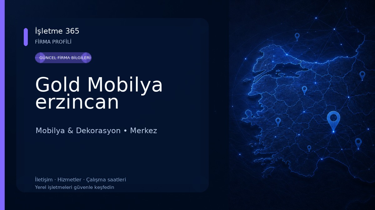 Gold Mobilya erzincan