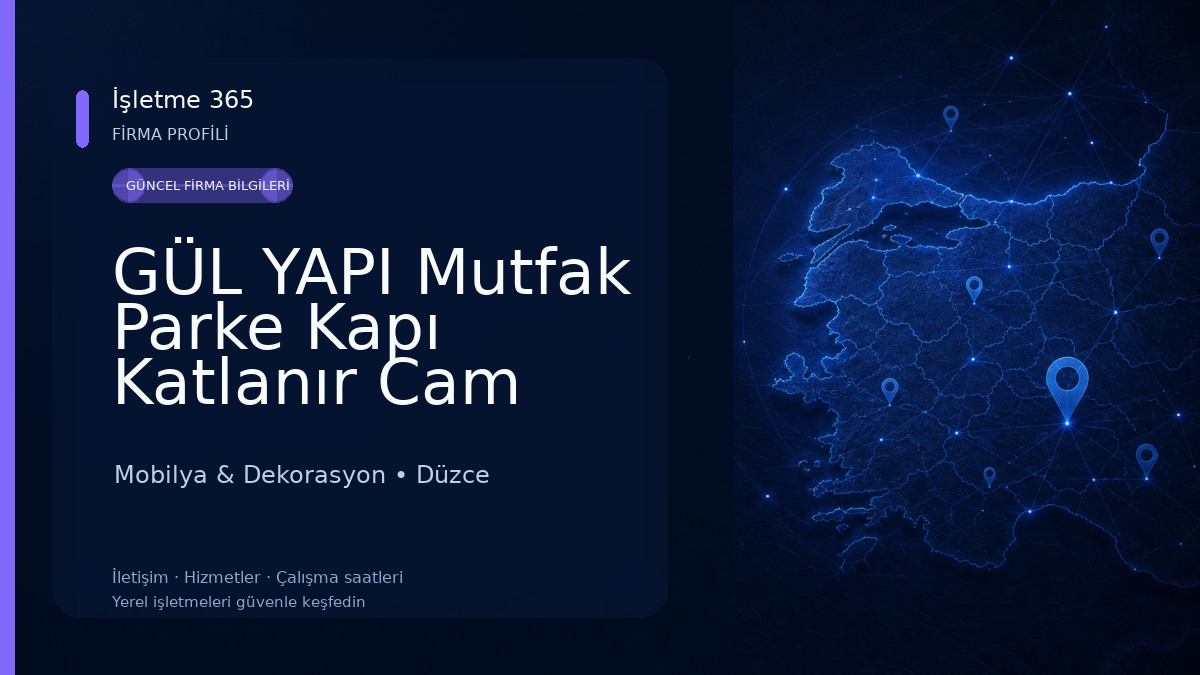 GÜL YAPI Mutfak Parke Kapı Katlanır Cam Dekorasyon Mobilya & Dekorasyon