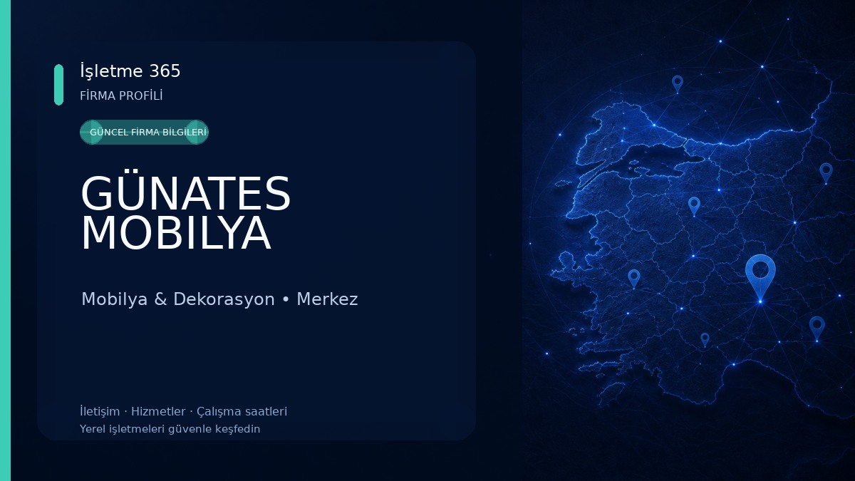 GÜNATES MOBILYA Mobilya & Dekorasyon