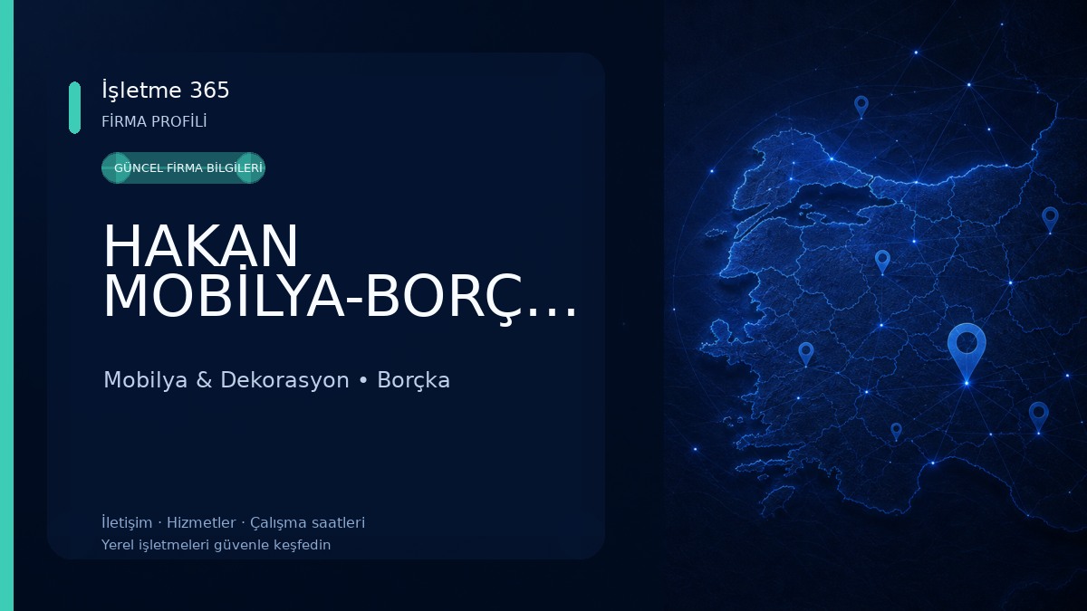 HAKAN MOBİLYA-BORÇKA Mobilya & Dekorasyon