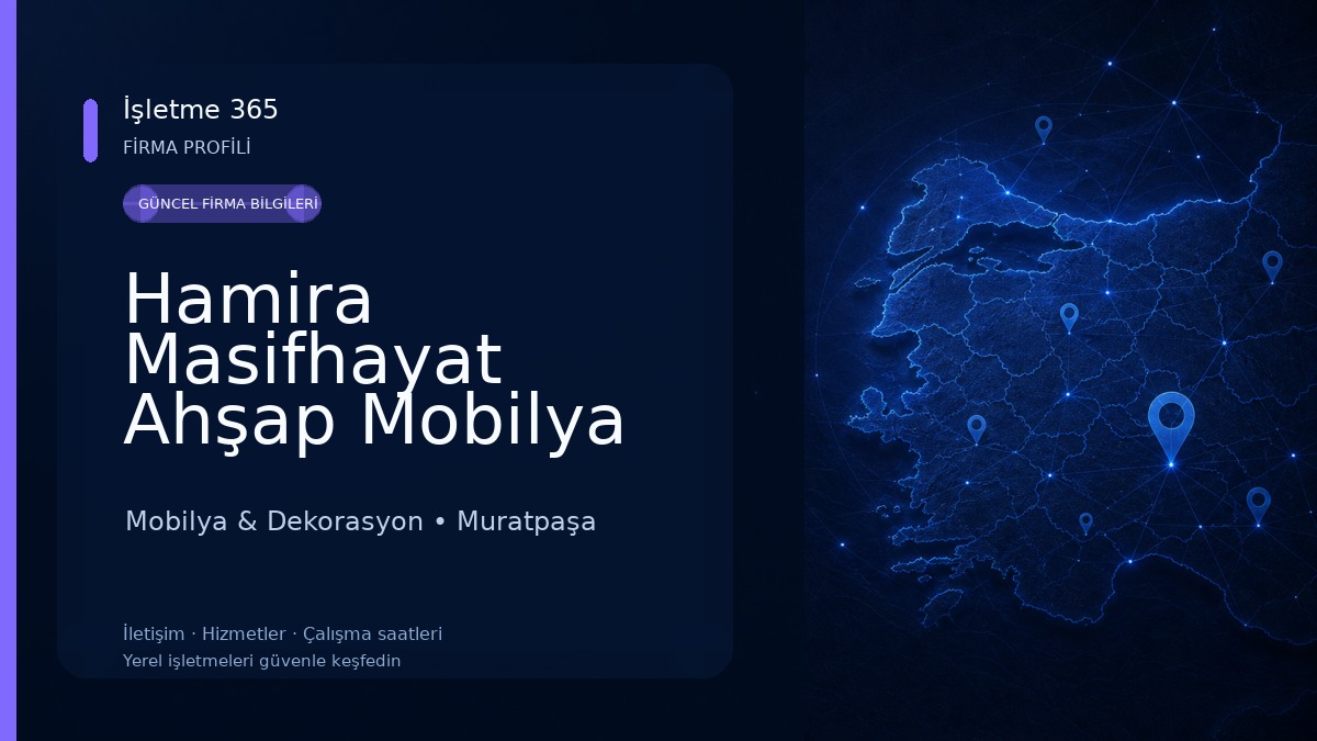Hamira Masifhayat Ahşap Mobilya