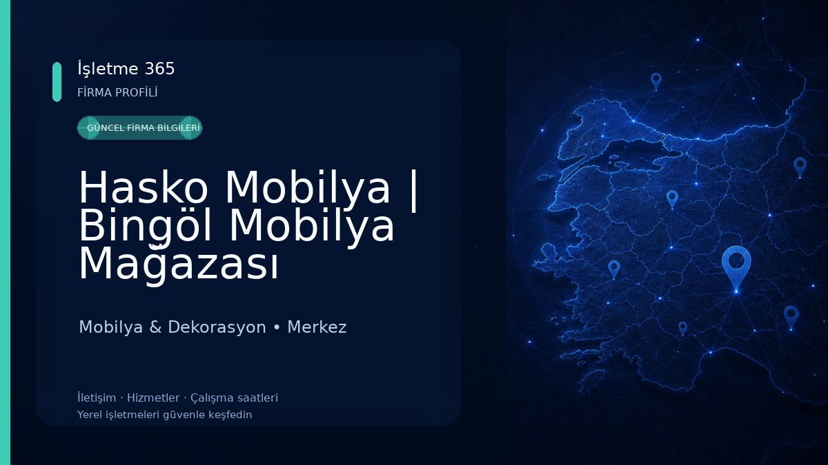 Hasko Mobilya | Bingöl Mobilya Mağazası Mobilya & Dekorasyon