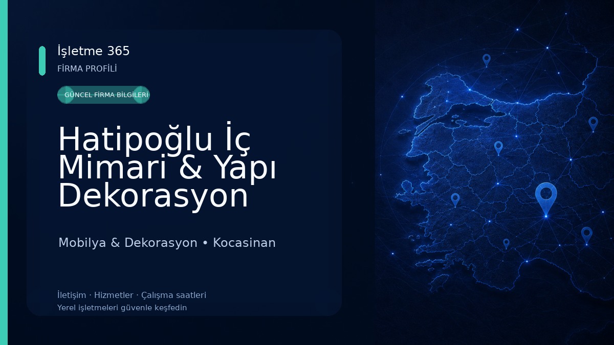 Hatipoğlu İç Mimari & Yapı Dekorasyon Mobilya & Dekorasyon