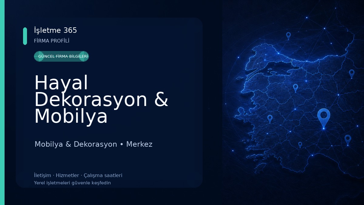 Hayal Dekorasyon & Mobilya Mobilya & Dekorasyon