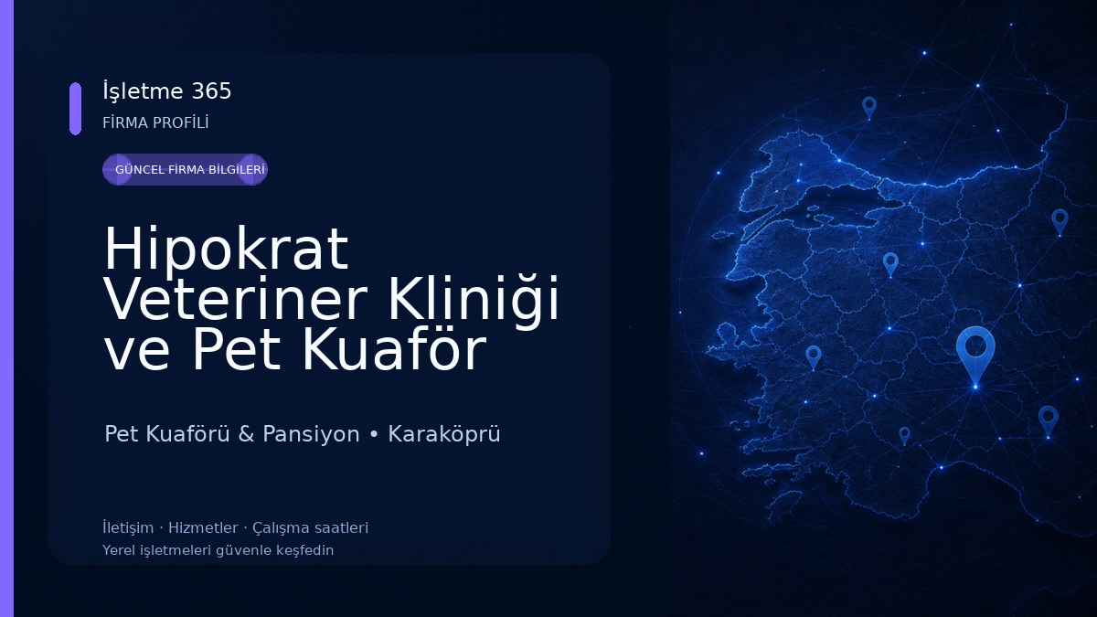 Hipokrat Veteriner Kliniği ve Pet Kuaför Merkezi 