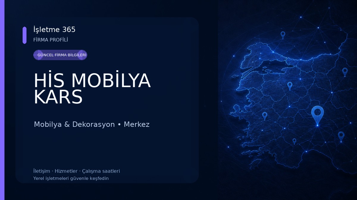 HİS MOBİLYA KARS Mobilya & Dekorasyon