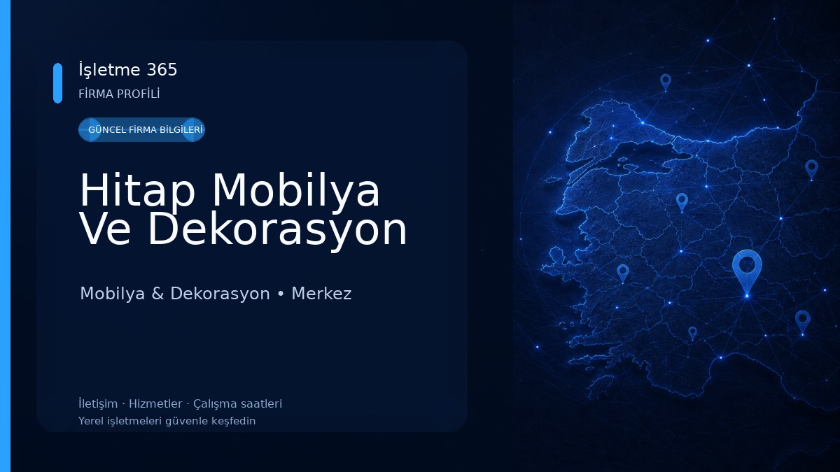 Hitap Mobilya Ve Dekorasyon Mobilya & Dekorasyon