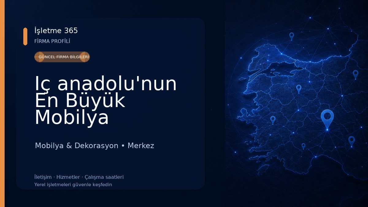 Iç anadolu'nun En Büyük Mobilya Kampanyasi Burada Mobilya & Dekorasyon