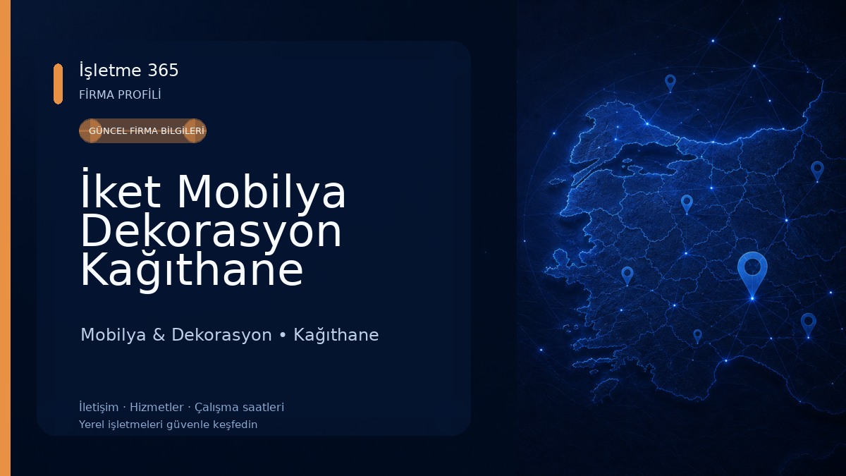 İket Mobilya Dekorasyon Kağıthane