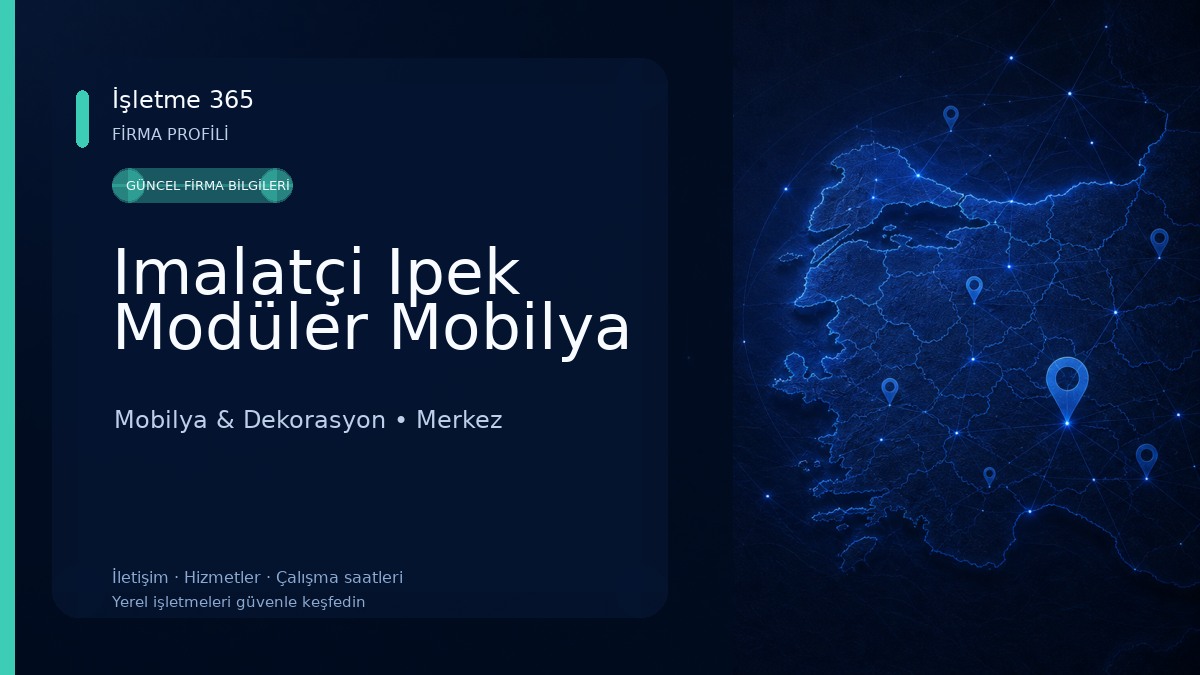 Imalatçi Ipek Modüler Mobilya Mobilya & Dekorasyon