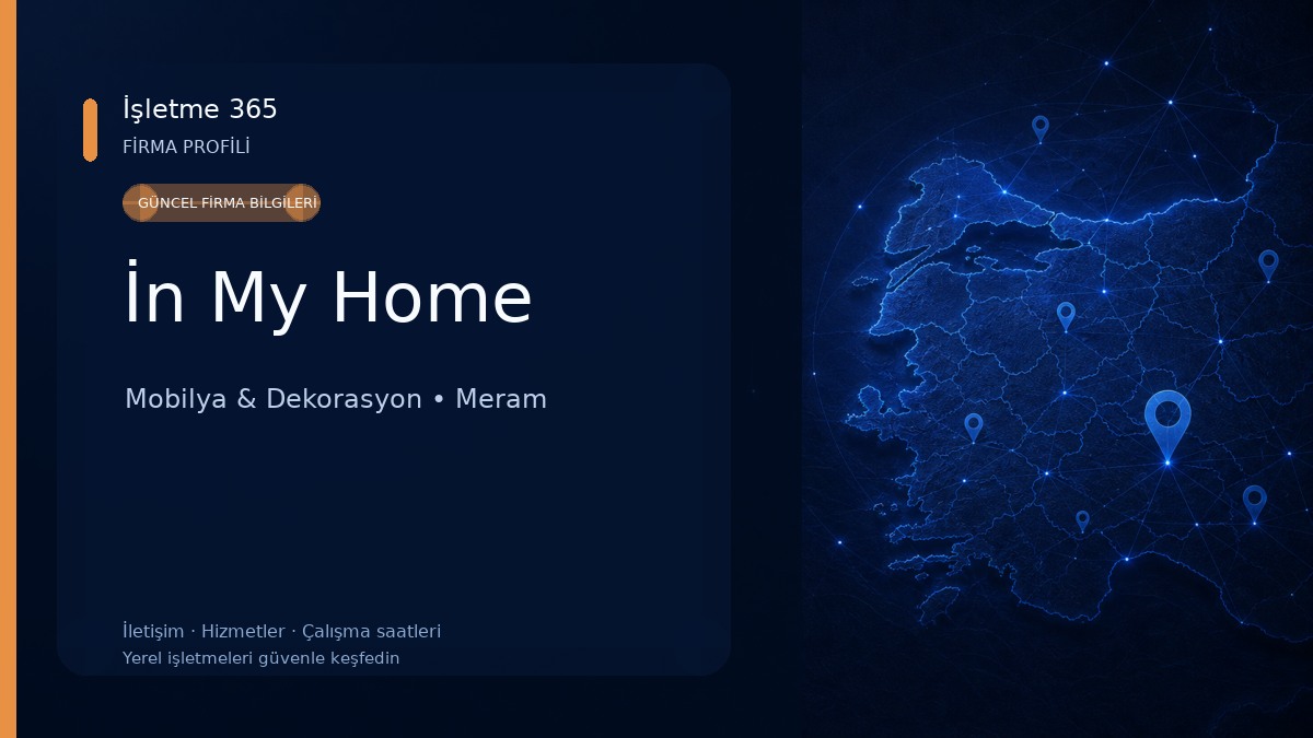 İn My Home Mobilya & Dekorasyon