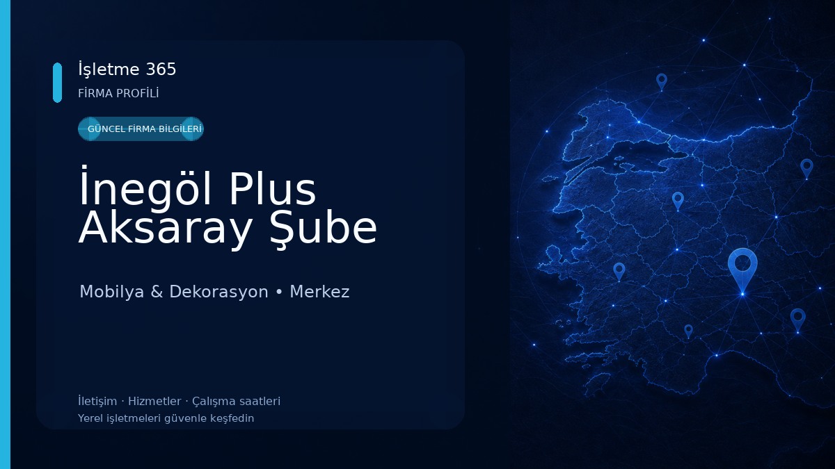 İnegöl Plus Aksaray Şube