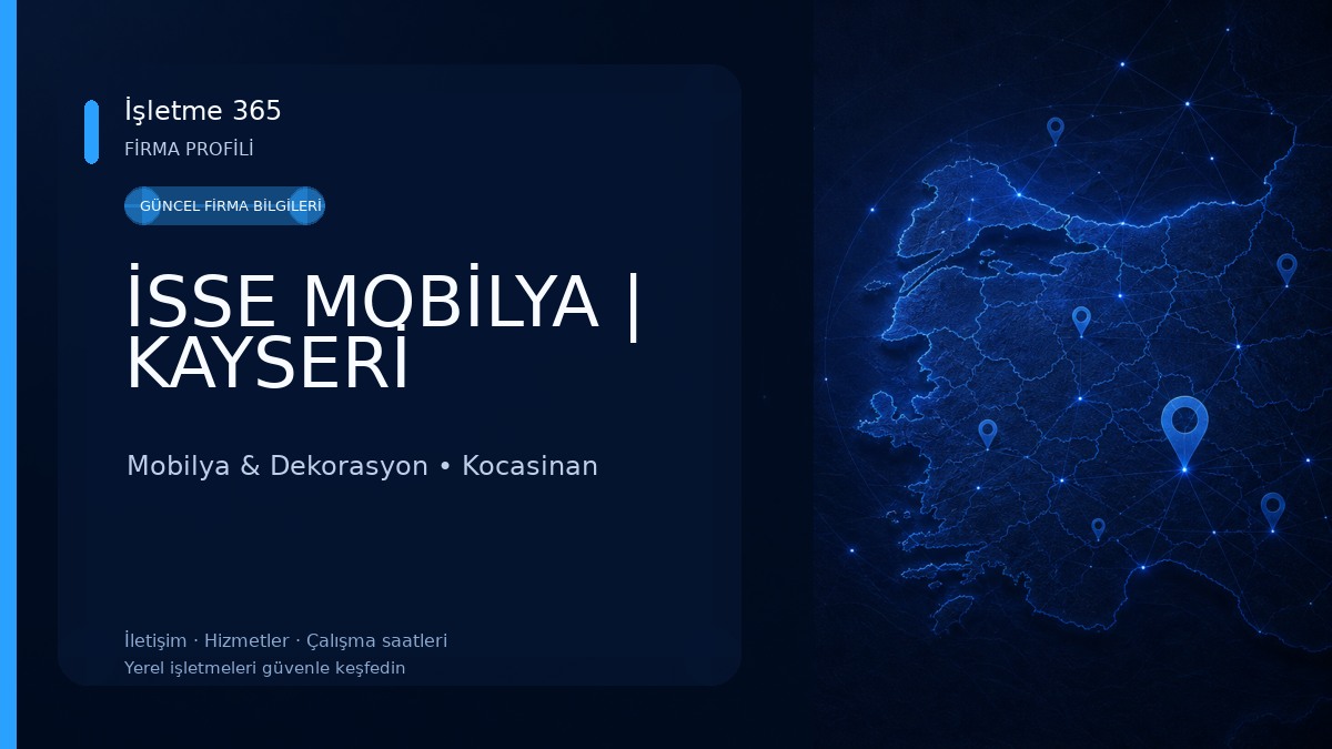 İSSE MOBİLYA | KAYSERİ Mobilya & Dekorasyon