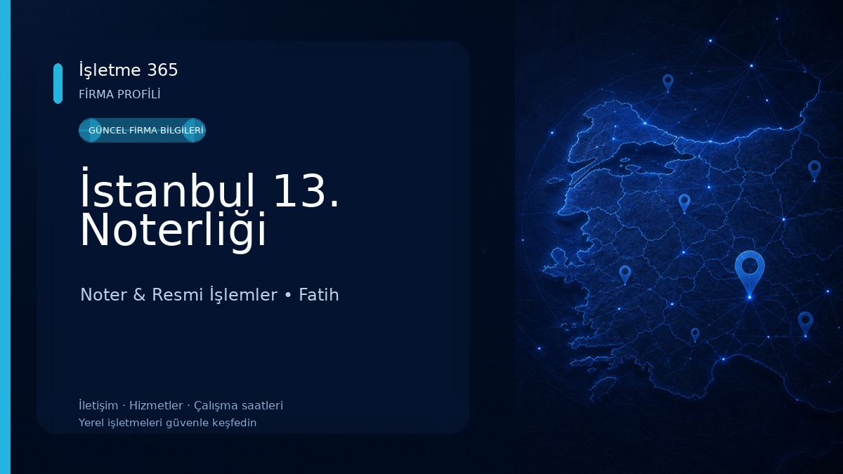İstanbul 13. Noterliği