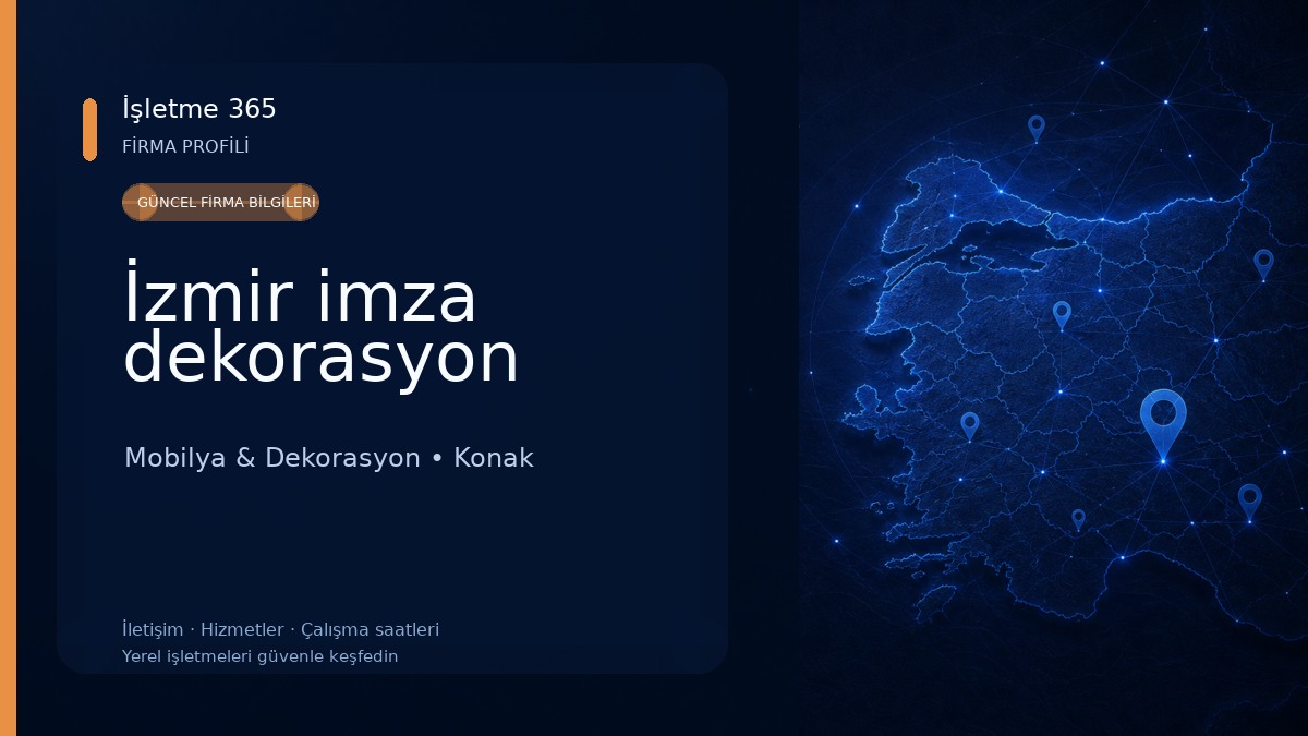 İzmir imza dekorasyon Mobilya & Dekorasyon