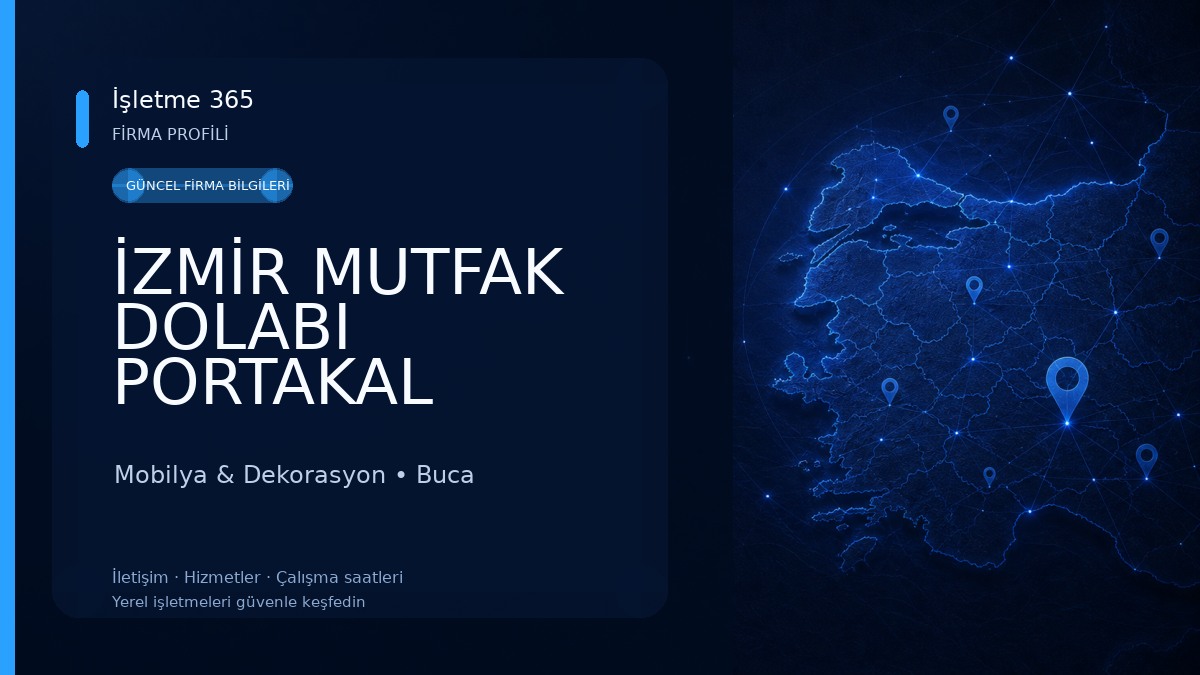 İZMİR MUTFAK DOLABI PORTAKAL MOBİLYA DEKORASYON TADİLAT Mobilya & Dekorasyon