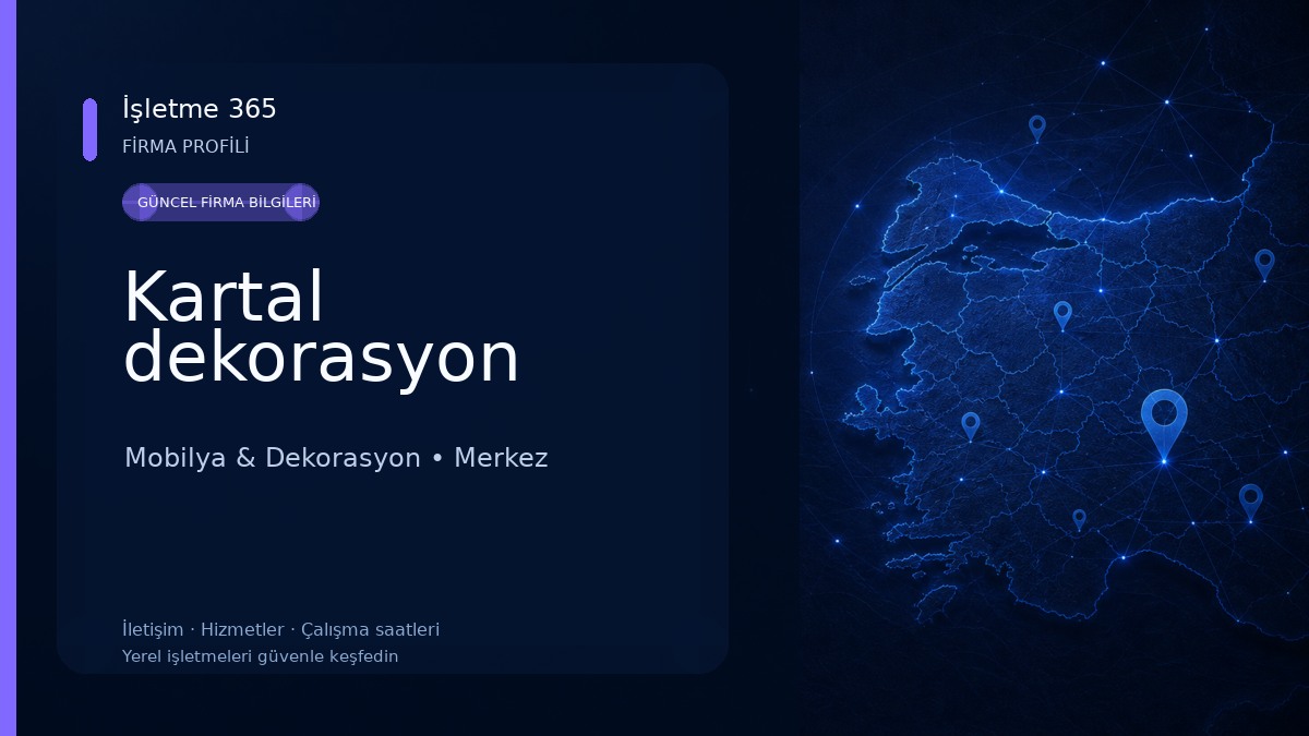 Kartal dekorasyon