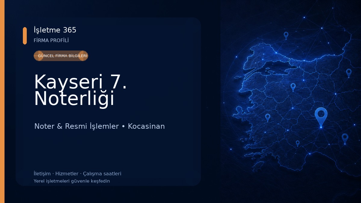 Kayseri 7. Noterliği