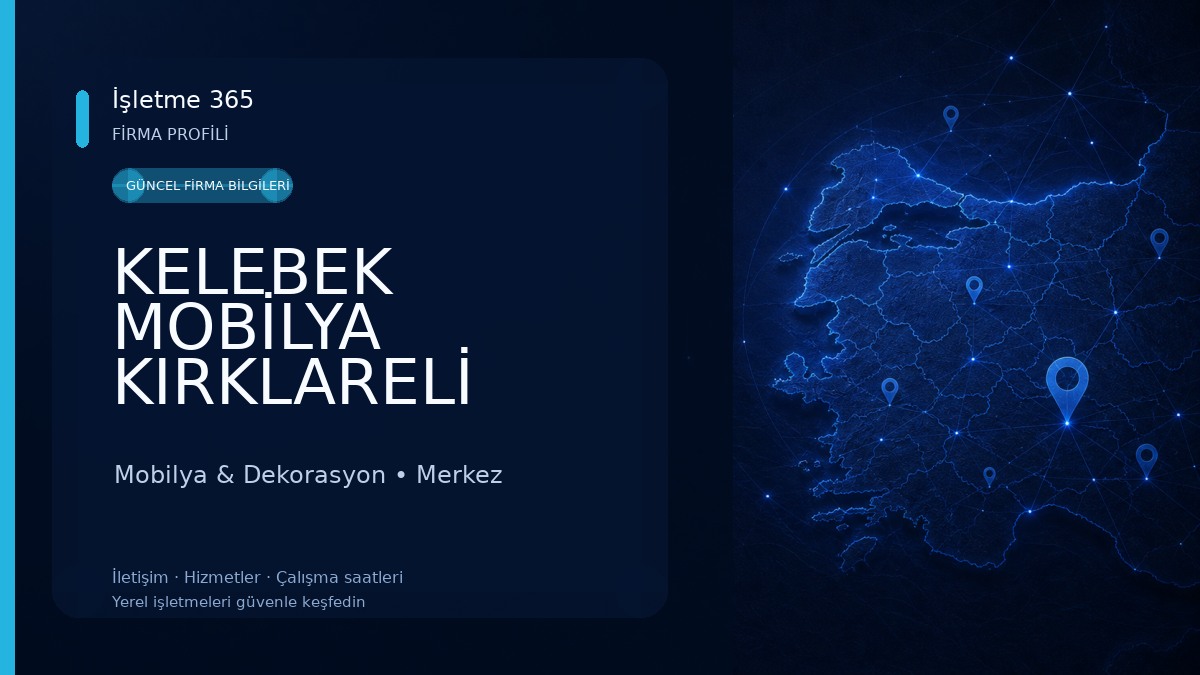KELEBEK MOBİLYA KIRKLARELİ