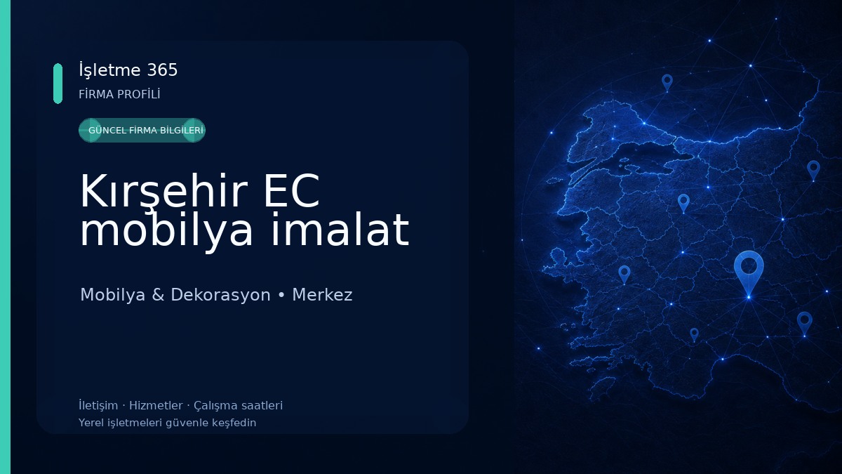 Kırşehir EC mobilya imalat Mobilya & Dekorasyon