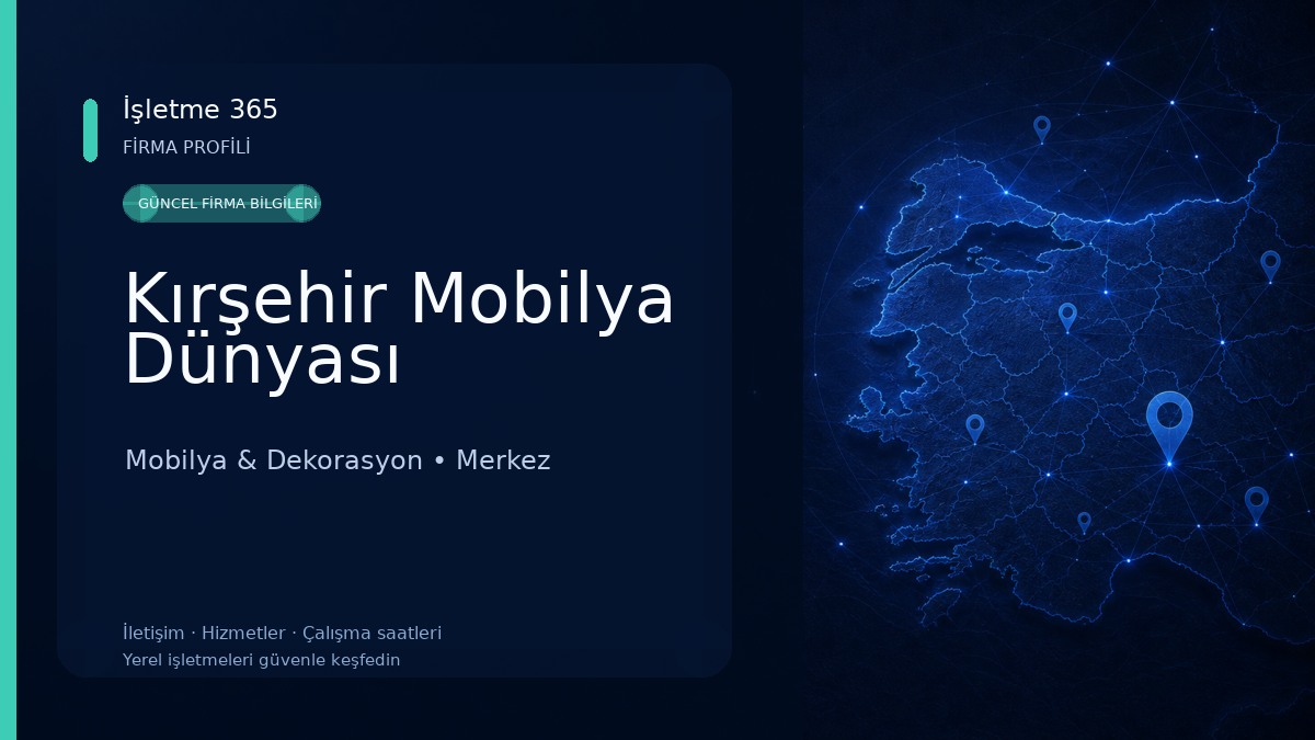Kırşehir Mobilya Dünyası Mobilya & Dekorasyon